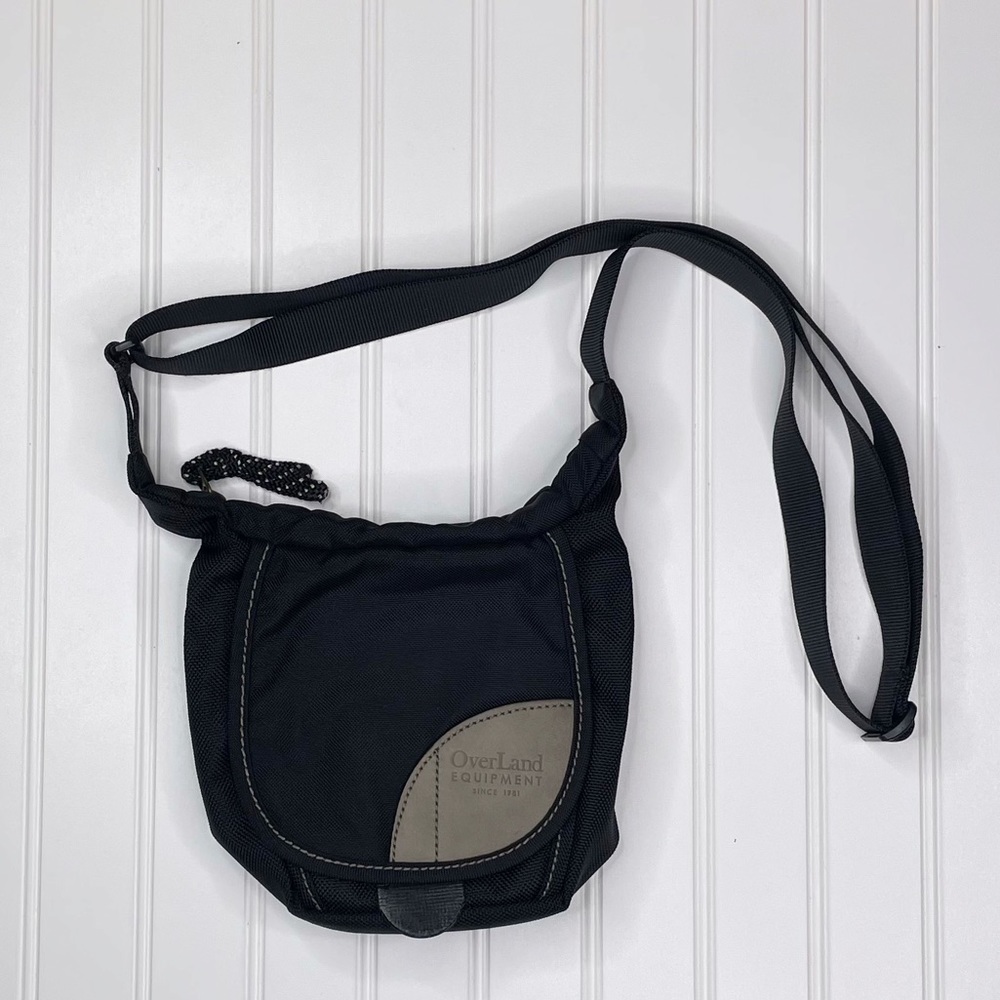 Overland Equipment Crossbody Satchel Bag Women’s Outdoor Hiking Travel Bag Black